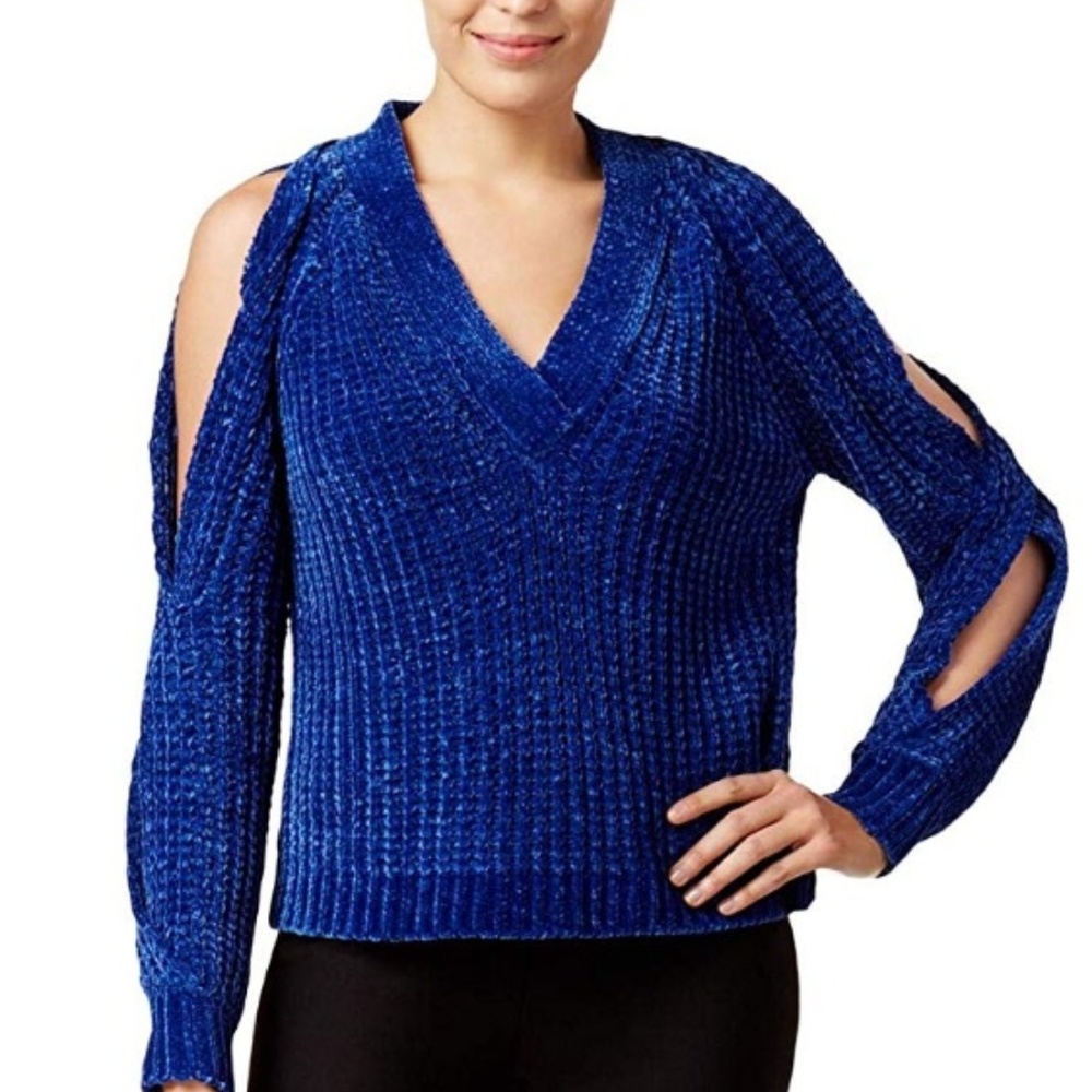 Marled Reunited Twist Shoulder Sweater